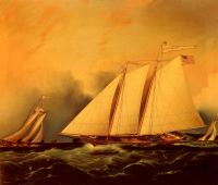 James E Buttersworth - Under Full Sail
